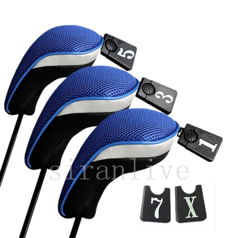 3Pcs/Set Club Heads Cover Soft Wood Golf Club Driver Headcovers Professinal Golf Head