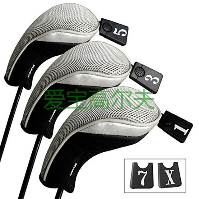 3Pcs/Set Club Heads Cover Soft Wood Golf Club Driver Headcovers Professinal Golf Head