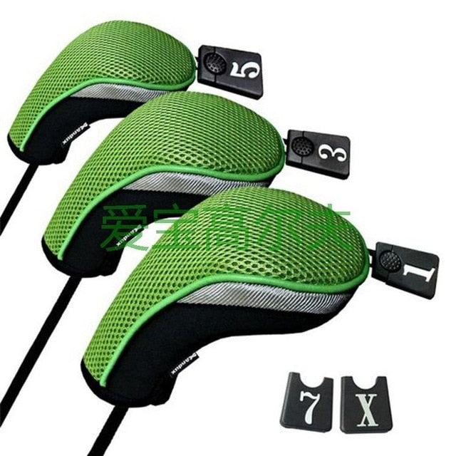 3Pcs/Set Club Heads Cover Soft Wood Golf Club Driver Headcovers Professinal Golf Head