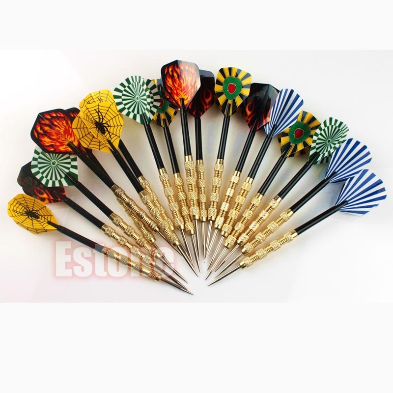 18 pcs (6 sets) Professional Steel Tip Darts Flight