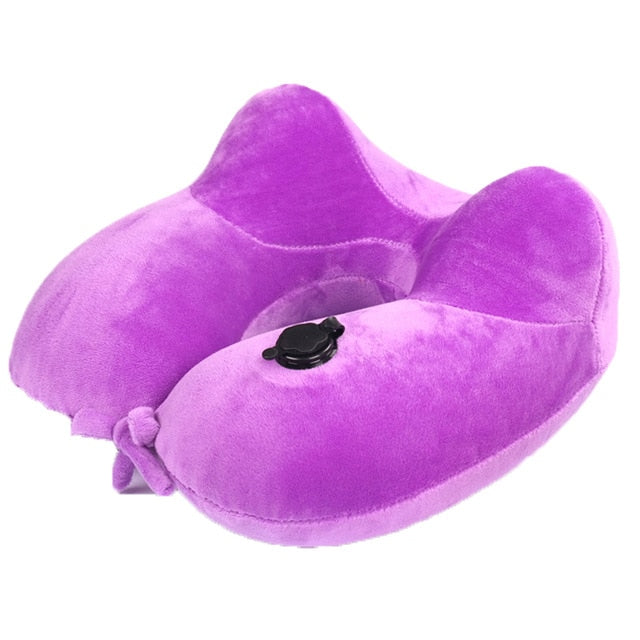 YOUGLE Air Inflatable U Shaped Travel Neck Pillow