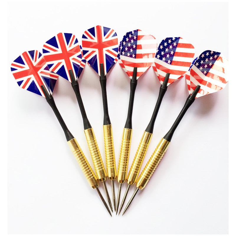 6pcs Professional Steel Tip Darts Set