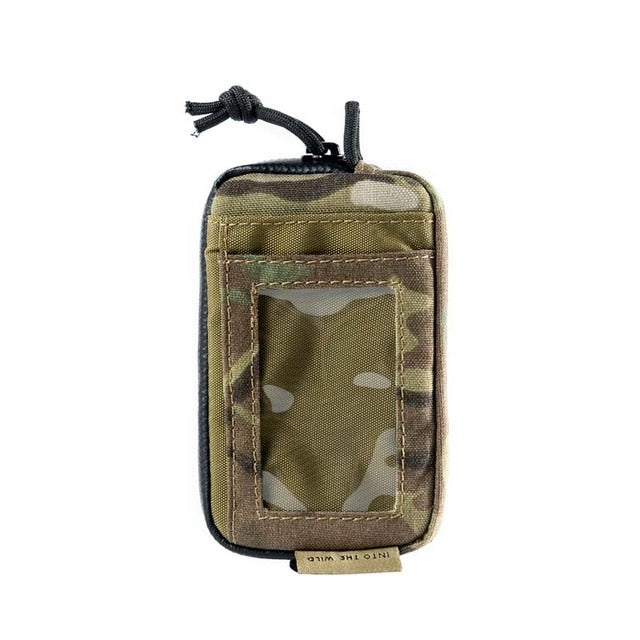 OneTigris Tactical Cool EDC Pouch Portable Key Change Purse Wallet / Mini Purse & Card Slots & Waterproof