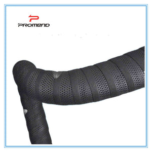 PROMEND Road Bikes Bicycle Handlebar Tape Balck Mesh Design Non-slip waterproof Bartape