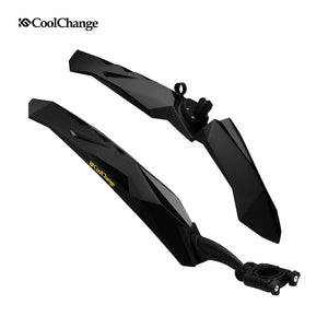 CoolChange Bike Parts Plastic Lightweight Bicycle Mudguard MTB Mountain Bike Fenders Set Mud Guard Cycling Bike Accessories