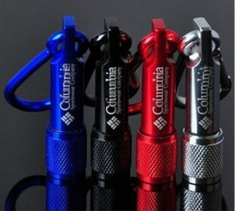 Free Shipping Colombia carabiner flashlight mini  flashlight LED flashlight 20g #6026