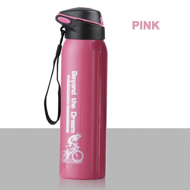 500ML Bike Water Bottle Outdoor Sport Running Mountain  Warm-keepingDrink Bottle