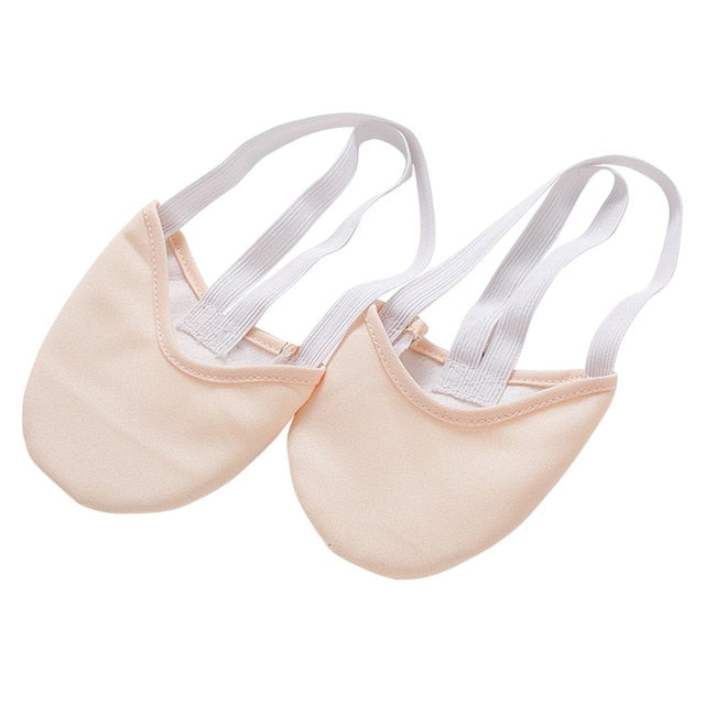 Hot half length rhythmic gymnastic shoes Roupa Ginastica child adult Gymnastics pig skin