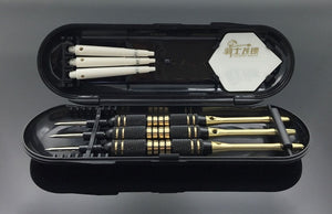 3pcs/set Professional Darts Free Carry Box 24g 25g Black Golden Color Steel