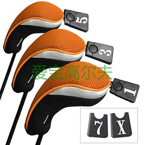 3Pcs/Set Club Heads Cover Soft Wood Golf Club Driver Headcovers Professinal Golf Head