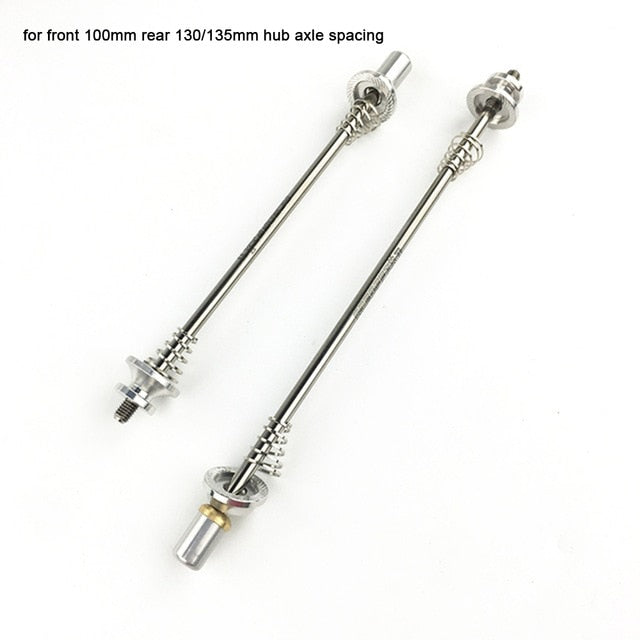 Titanium Skewers Ti Quick Release MTB/ Hex M5 100mm 74mm 130mm 135mm Slow Release QR Skewer