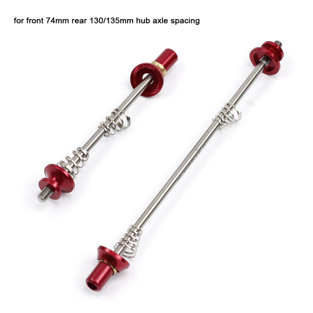 Titanium Skewers Ti Quick Release MTB/ Hex M5 100mm 74mm 130mm 135mm Slow Release QR Skewer