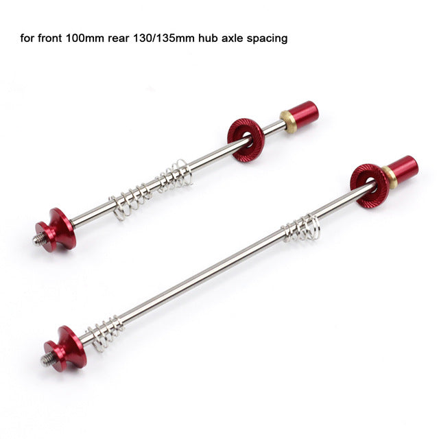 Titanium Skewers Ti Quick Release MTB/ Hex M5 100mm 74mm 130mm 135mm Slow Release QR Skewer