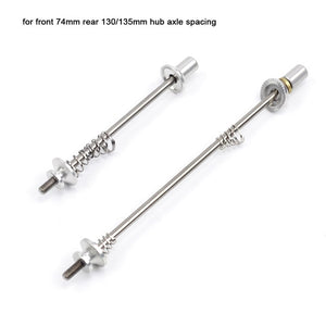 Titanium Skewers Ti Quick Release MTB/ Hex M5 100mm 74mm 130mm 135mm Slow Release QR Skewer