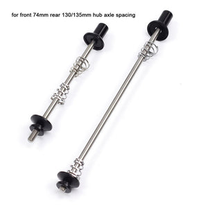 Titanium Skewers Ti Quick Release MTB/ Hex M5 100mm 74mm 130mm 135mm Slow Release QR Skewer