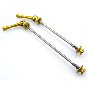 Ultra-light 48g/pair Titanium Ti Axis Skewers QR MTB /Quick Release Front 100 Rear 130/135mm Wheel Hub