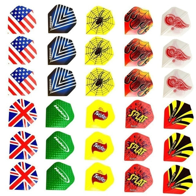 Fox Smiling 60/48/30/12pcs 2D Cool Standard Dart Flights