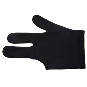 1Pcs Spandex Snooker Billiard Cue Glove Pool Left Hand Open Three Fingerfor Unisex