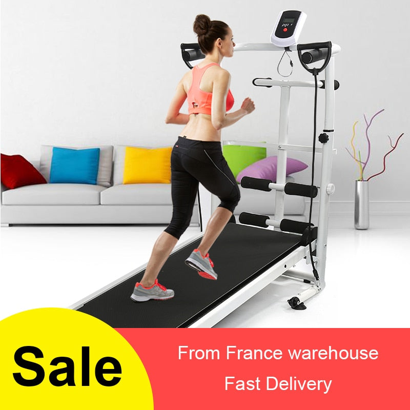 2018 New Mechanical Treadmill Mini Folding  Running Training Fitness  /Home sports