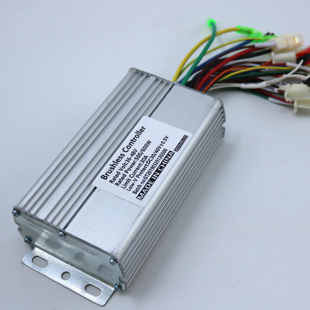 GREENTIME 36V/48V 500W/600W 30Amax BLDC Motor Controller Electric Bike