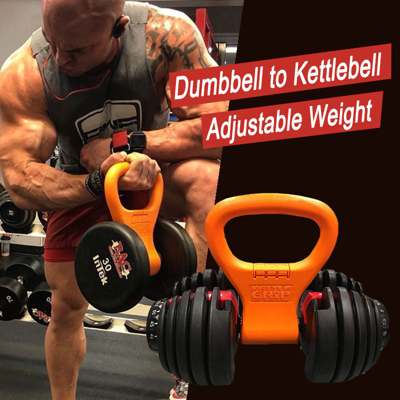 Dumbbells Kettlebell Grip Adjustable Portable Weight for Fitness Travel Weightlifting Bodybuilding